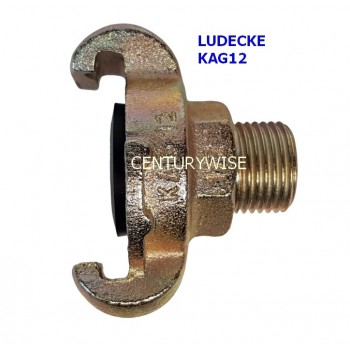 Ludecke KAG 12 Claw Coupling + 1/2" Male thread